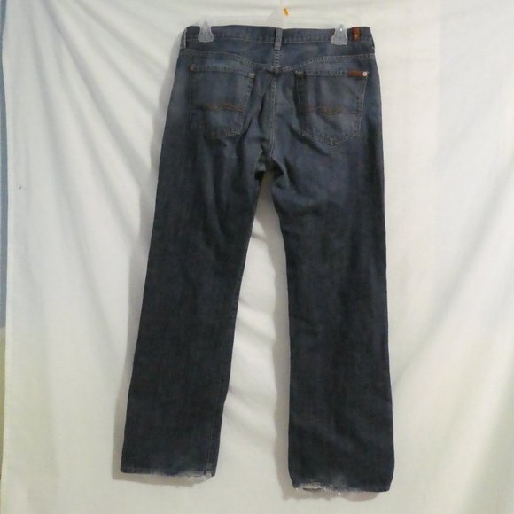 7 FOR ALL MANKIND | size 36 | 100% Cotton | Classic Denim / Blue Jeans - Picture 3 of 16